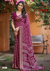 Tanya Vol 1 By Kashvi Dull Moss Viscose Daily Wear Saree Suppliers In India

